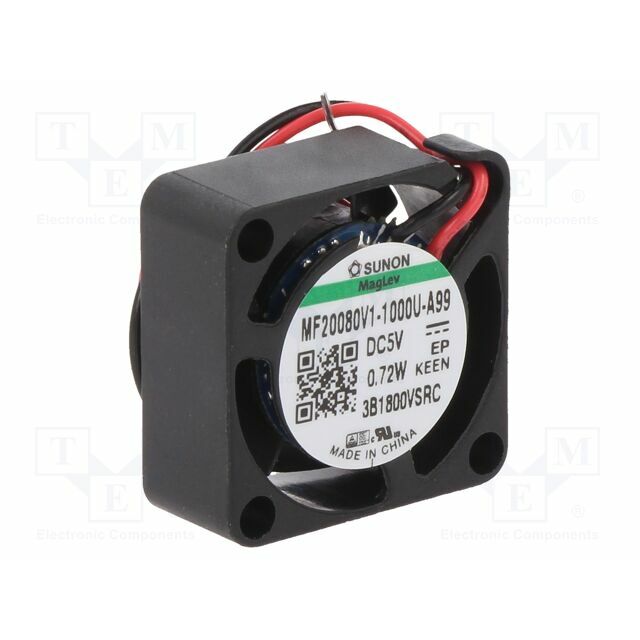 SUNON Fan: DC; 20x20x8mm; axial; 5VDC