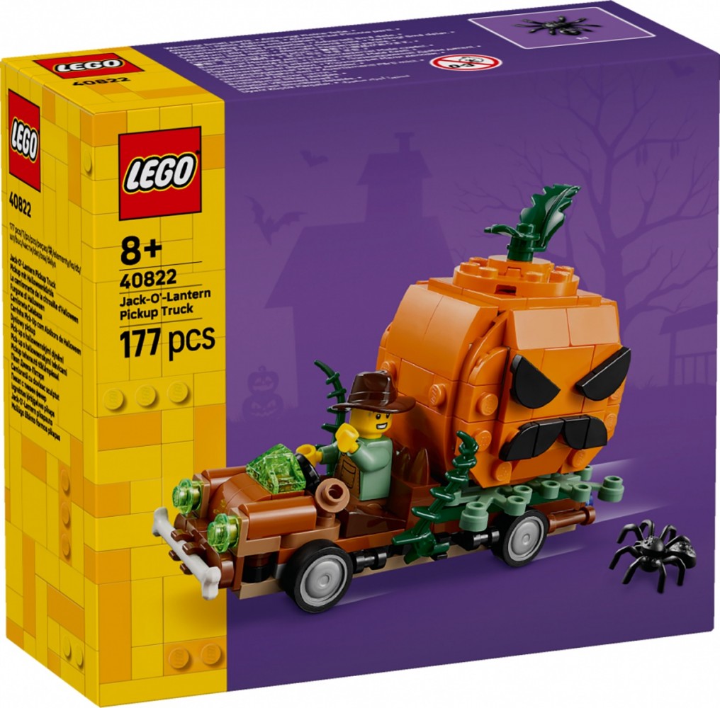 LEGO Bricks Iconic 40822 Jack-O-Lantern Pickup