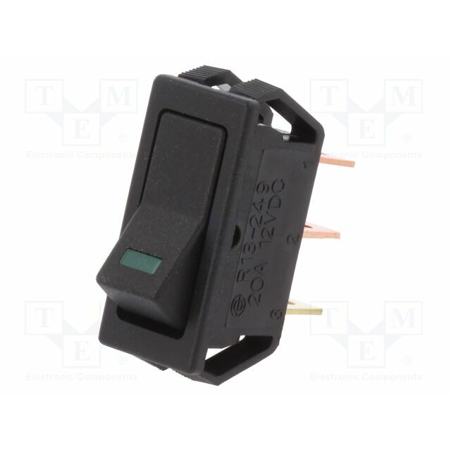 SCI ROCKER; SPST; Pos: 2; ON-OFF
