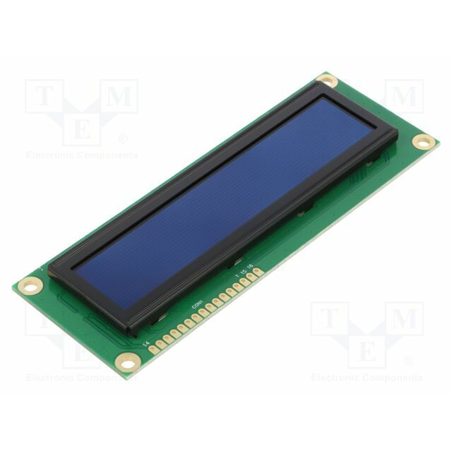 RAYSTAR OPTRONICS Display: OLED; alphanumeric; 16x2
