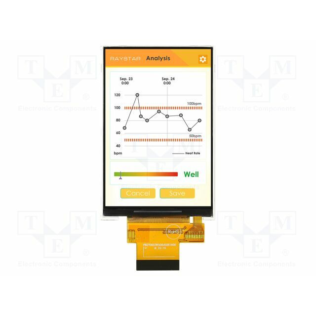 RAYSTAR OPTRONICS Display: TFT; 3.5&quot