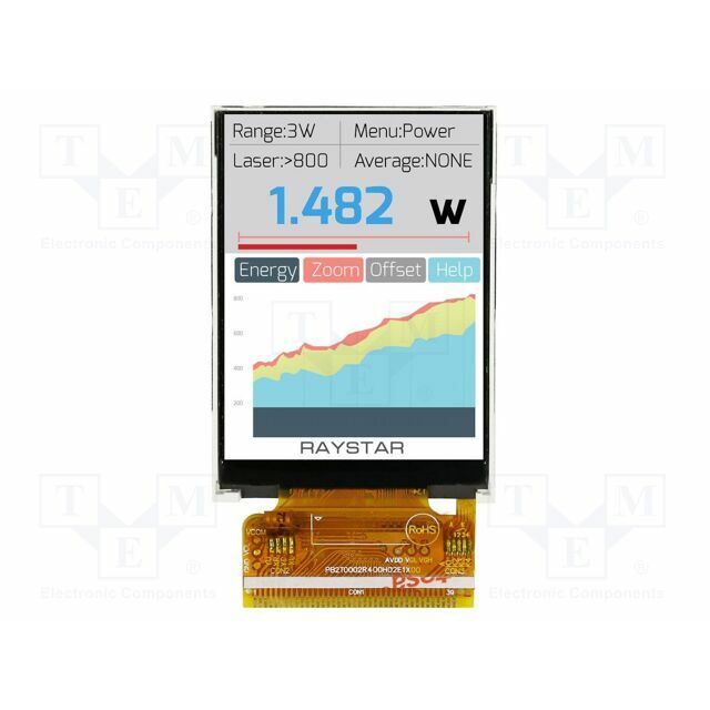RAYSTAR OPTRONICS Display: TFT; 2.4&quot