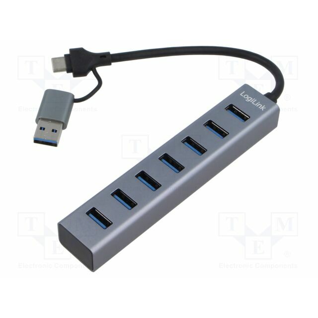Logilink USB 3.0 HUB, 7-Ports