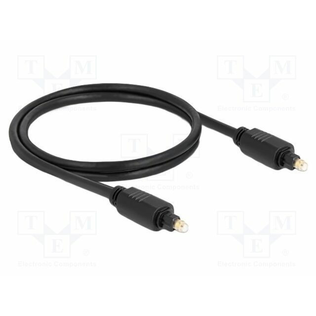 Cable; Toslink plug,both sides; 1m