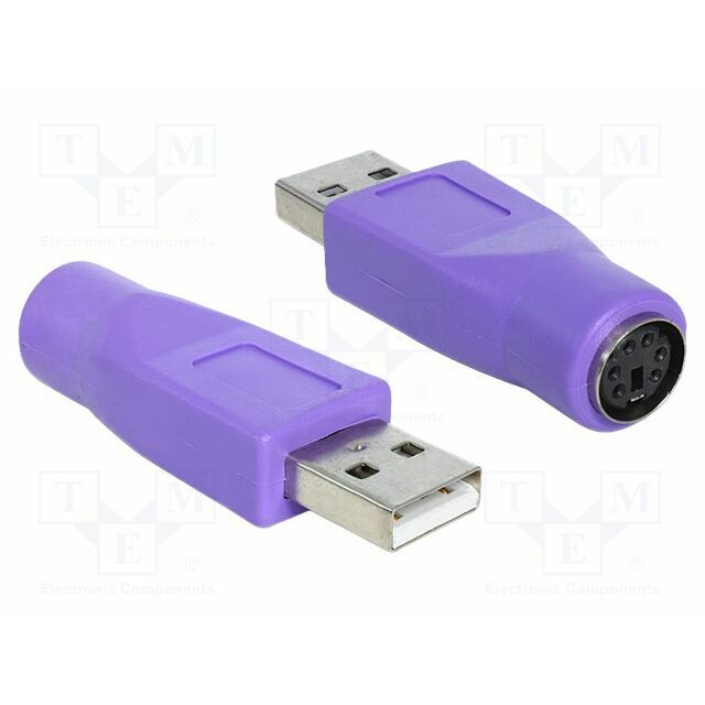 Adapter USB-PS2; PS/2 socket,USB A
