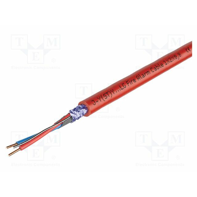 Wire; J-Y(ST)Y÷LG Fire Alarm Cable; 1x2x0