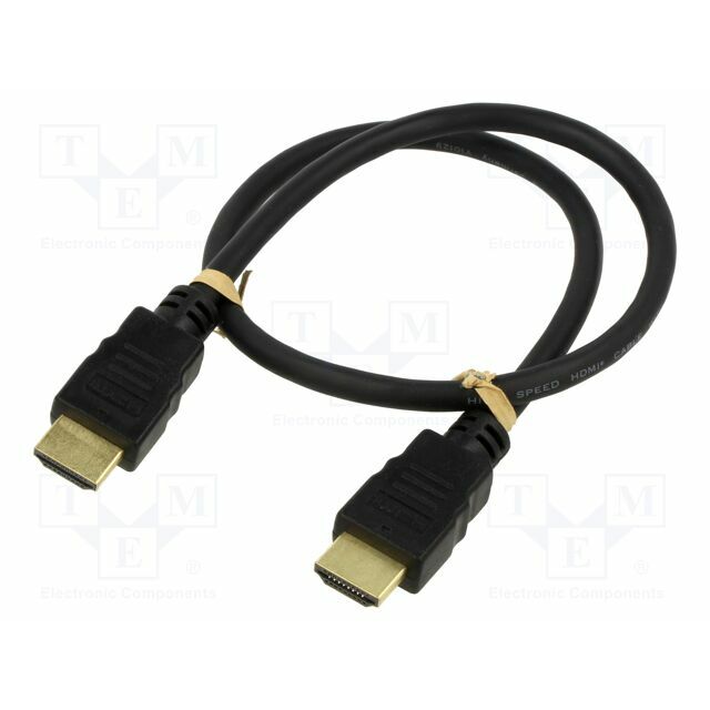 Cable; HDMI plug,both sides; HDMI