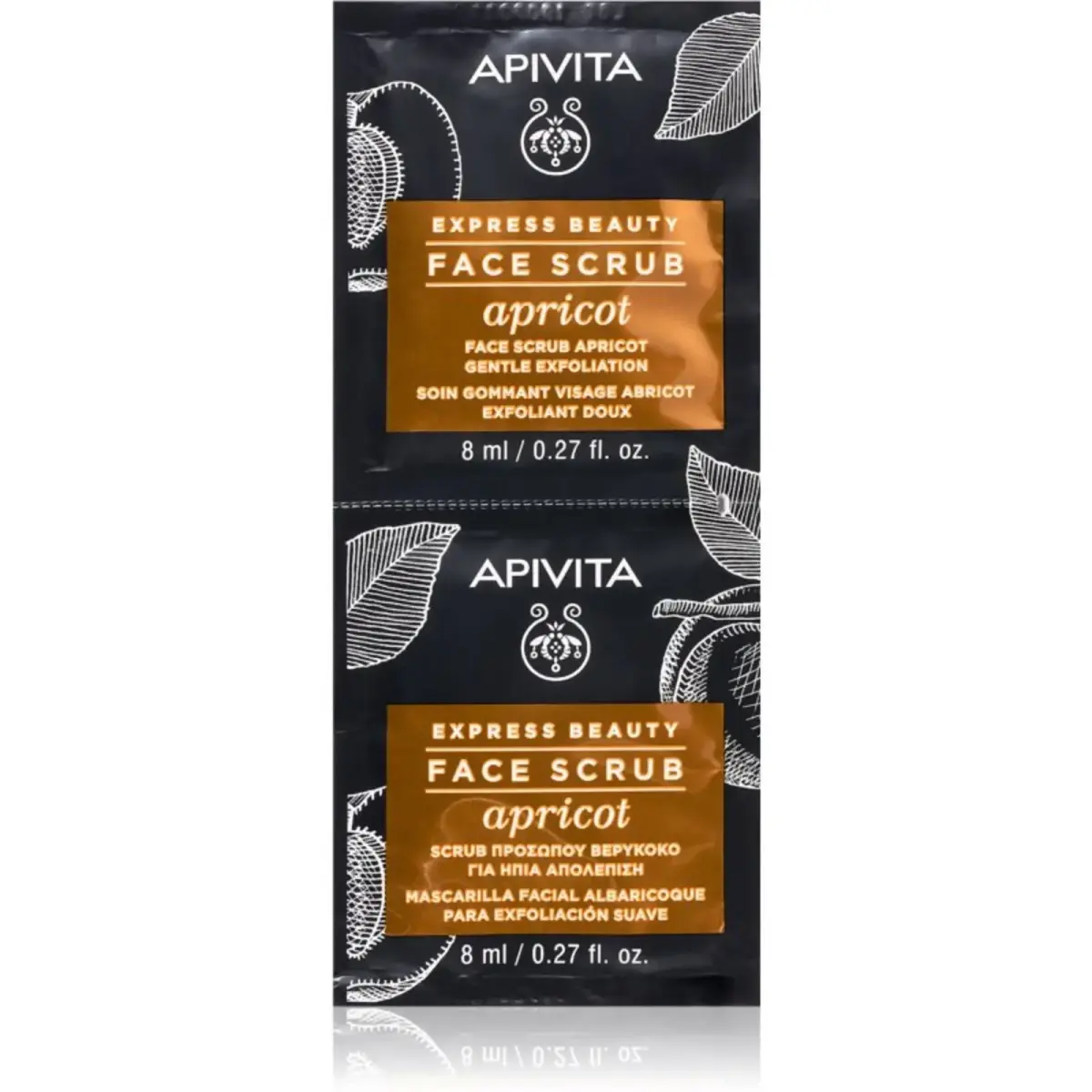 Apivita, Apricot, Exfoliating & Cleansing, Scrub