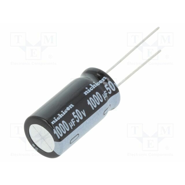 NICHICON Capacitor: electrolytic; THT; 1000uF; 50VDC