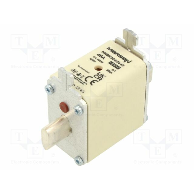 MERSEN Fuse: fuse; NH00; ceramic,industrial