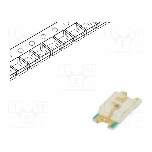 DIALIGHT LED; green; SMD; 1206; 10÷40mcd