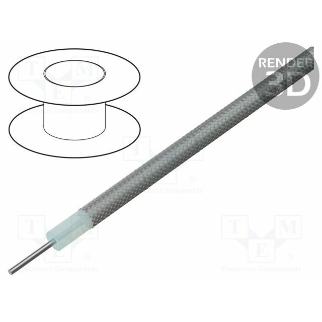 BELDEN Wire: coaxial; RG405; 1x24AWG; wire