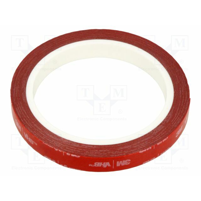 Tape: fixing; W: 12mm; L: 5