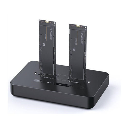 Dokstacija Gembird Desktop dual driveSSD USB