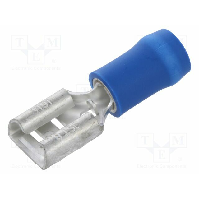 JST Terminal: flat; 6.3mm; 0