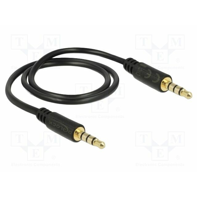 Cable; Jack 3,5mm 4pin plug