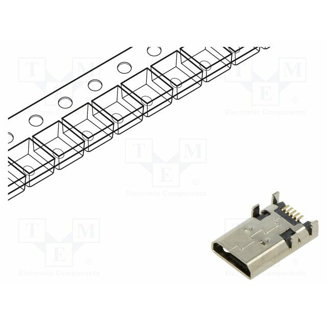 Same Sky® Connector: USB B micro