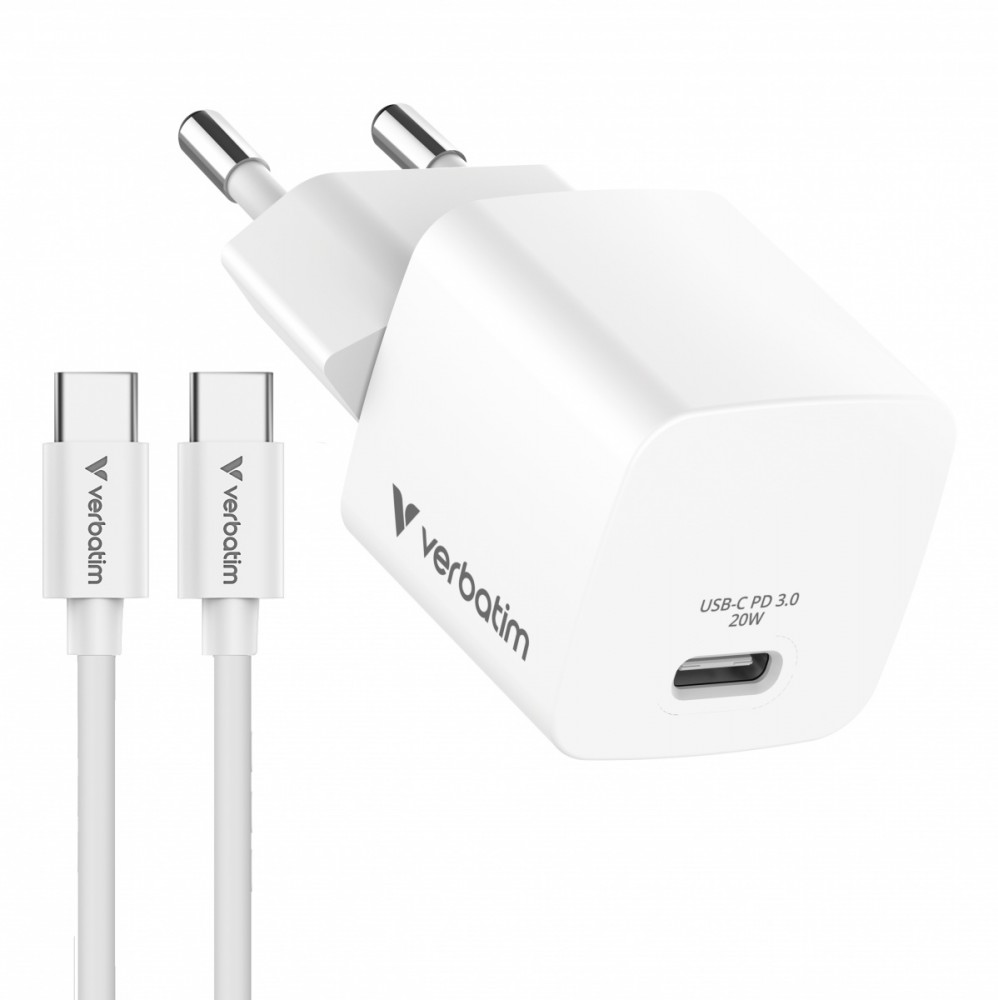 Verbatim Mini GaN Charger 20W EU