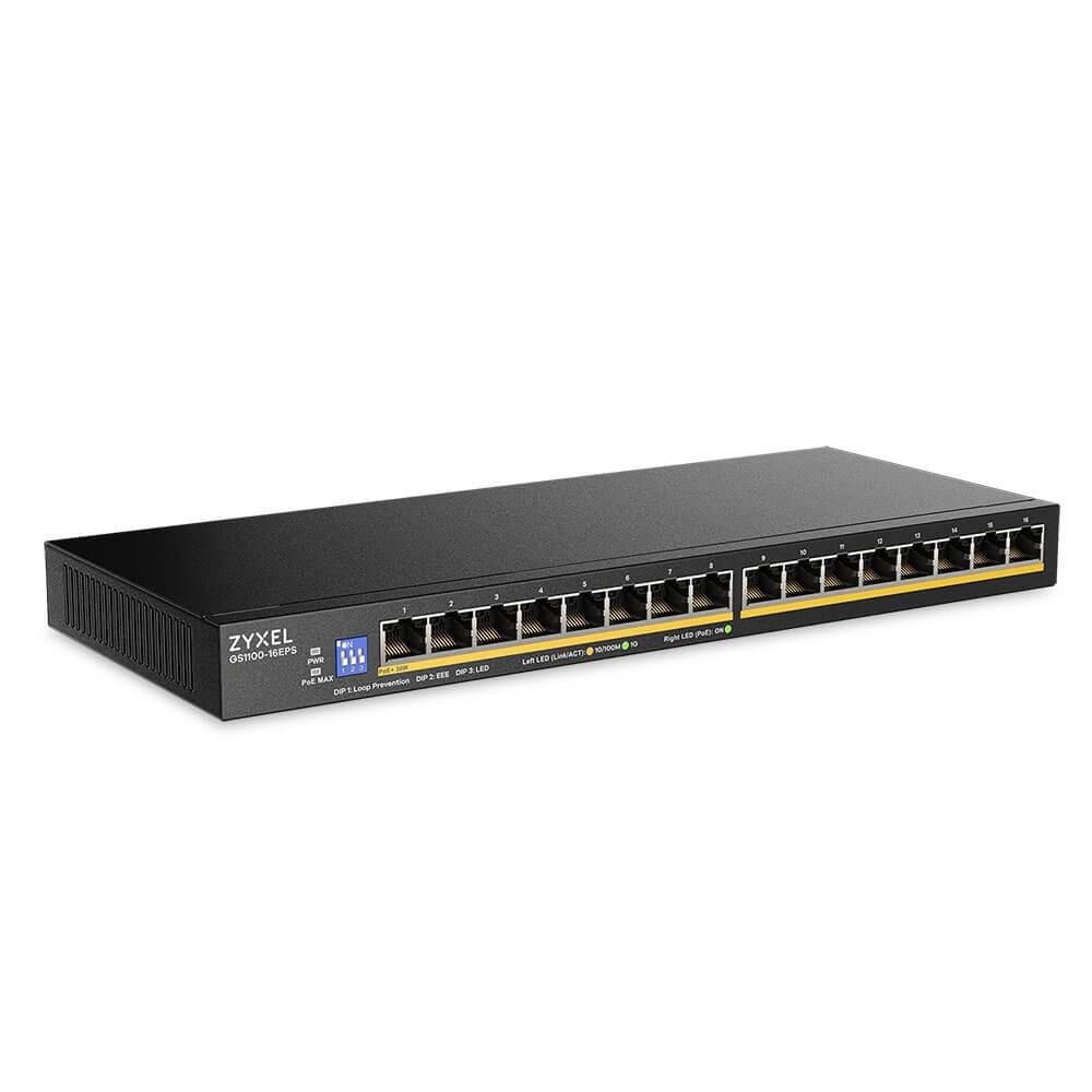 Zyxel 16-Port Gigabit Unmanaged Switch Slimline
