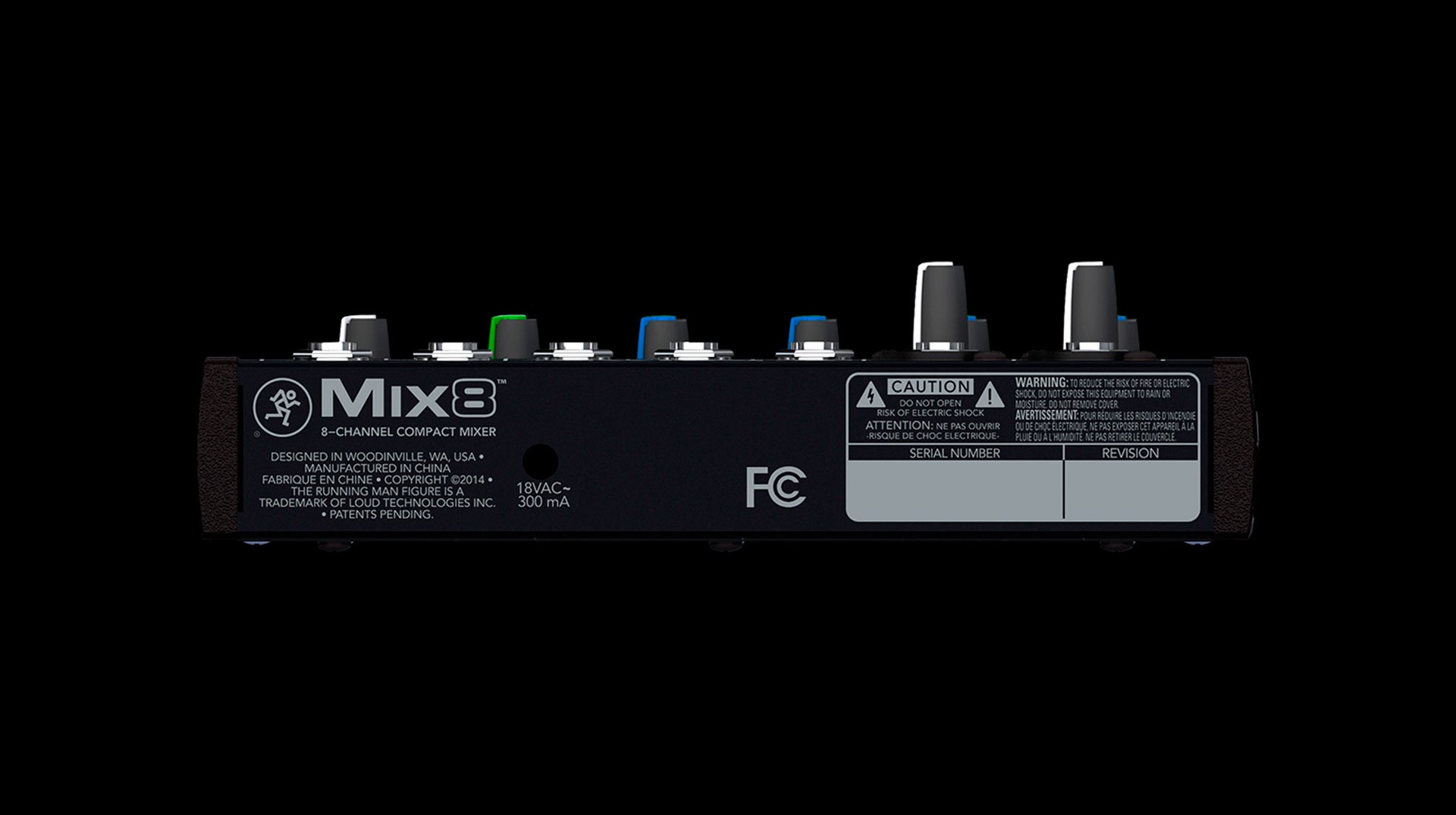 Mackie Mix8 8 kanāli 20–30000 Hz