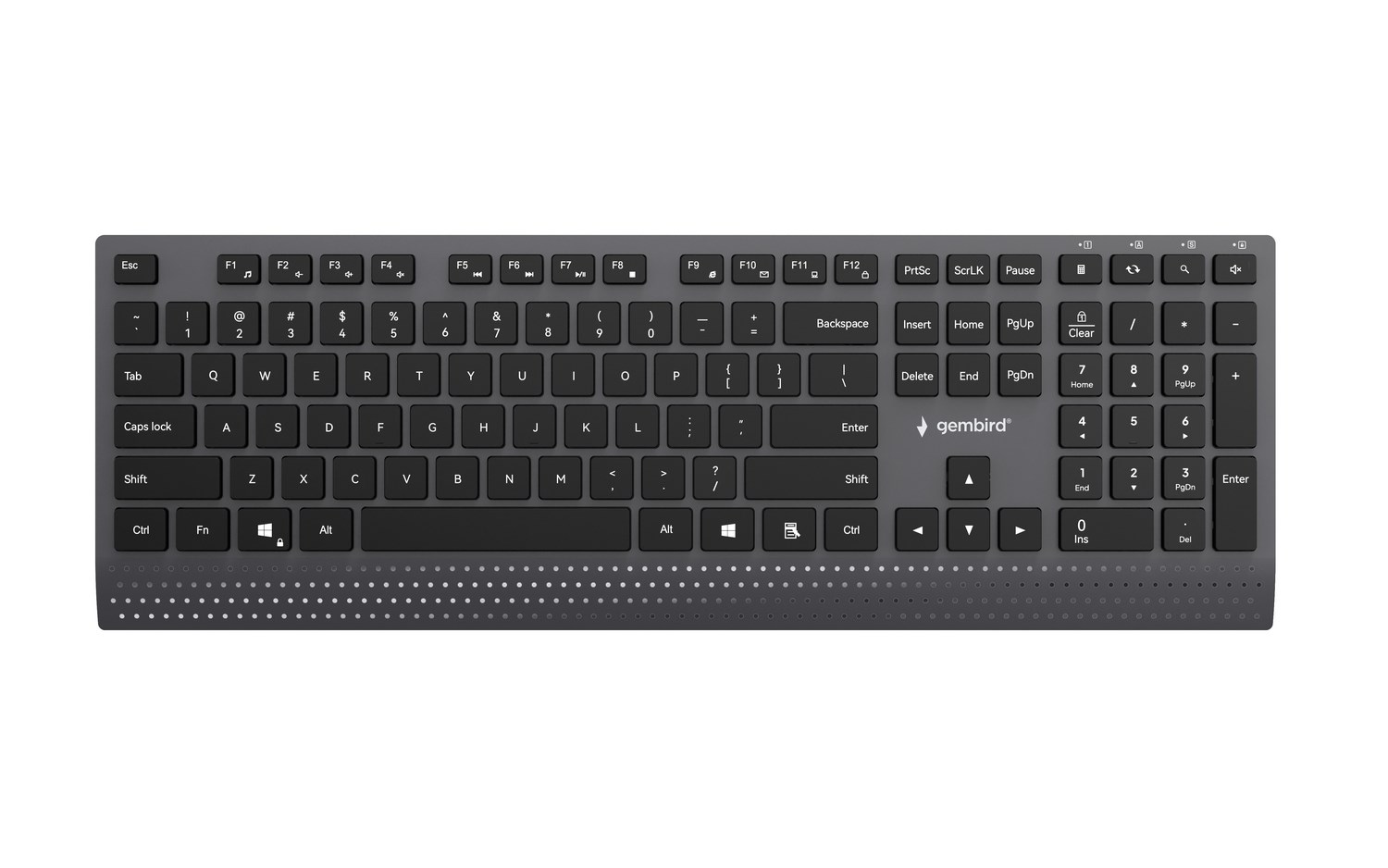 KEYBOARD MULTIMEDIA USB ENG/BLACK KB-MCH-06 GEMBIRD