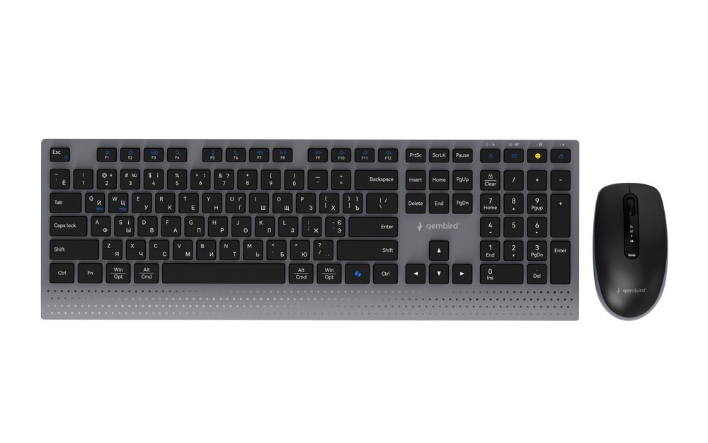 Gembird KBS-WPS-02-CYRL Klaviatūras un peles komplekts
