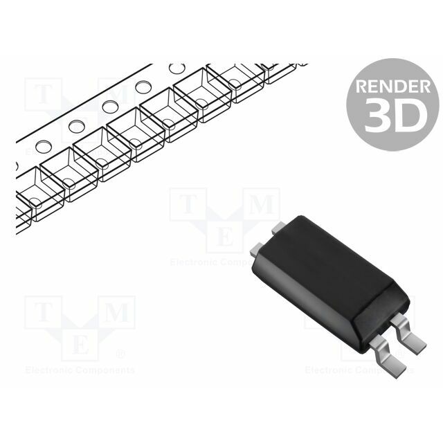 DIODES INCORPORATED Optocoupler; SMD; Ch: 1