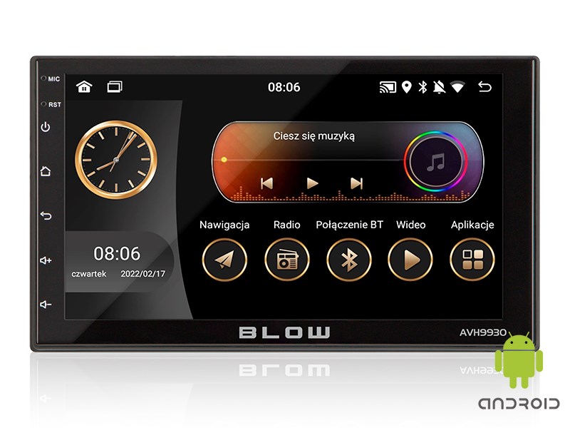 BLOW Car radio AVH-9930 2DIN 7