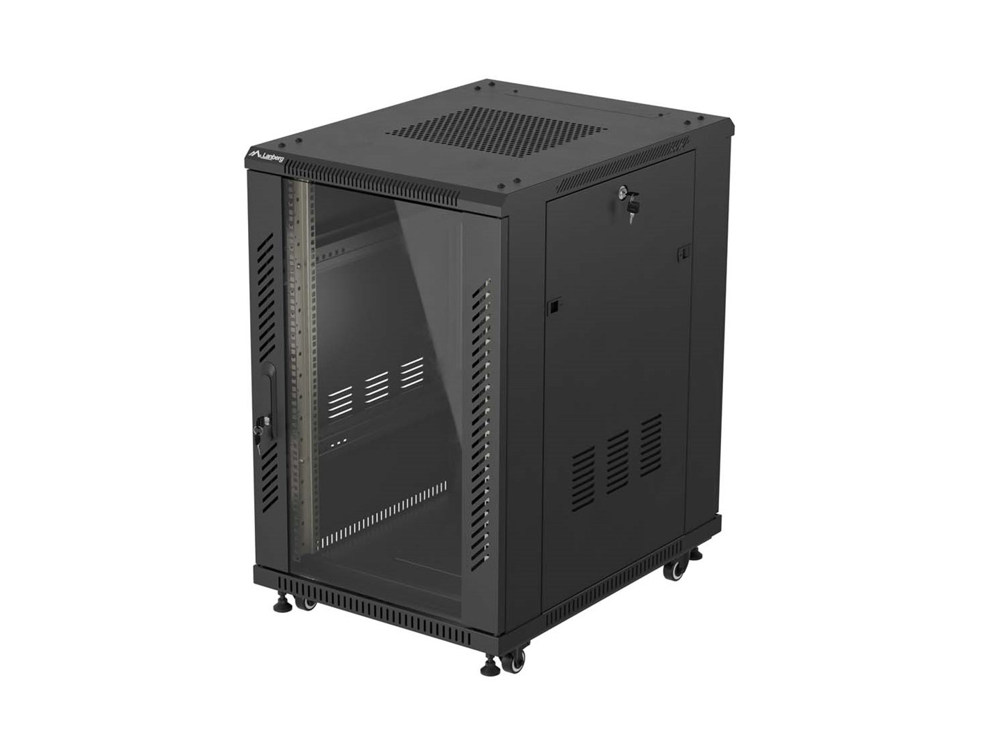 LANBERG 19-inch 18U floor-standing rack cabinet