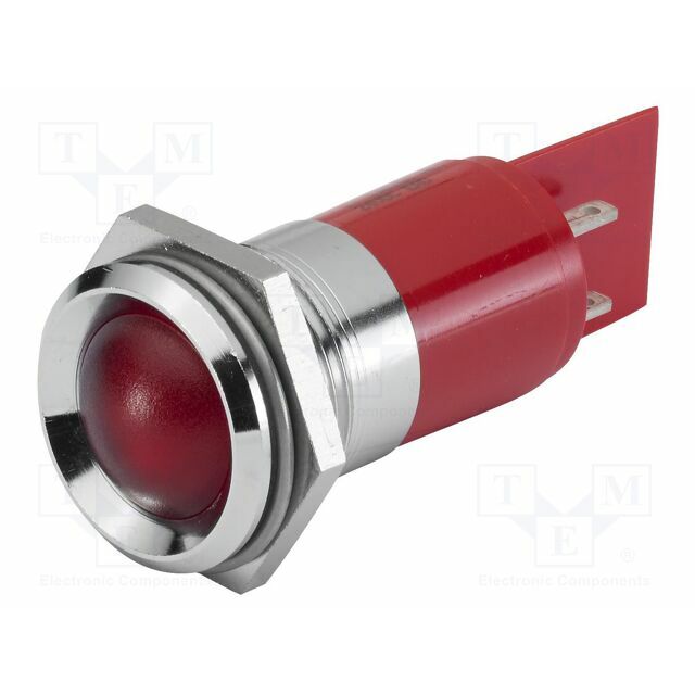 EAO Indicator: LED; prominent; red/yellow/green; 24VDC