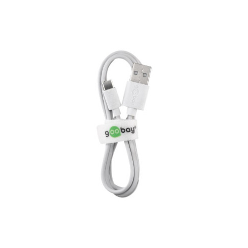 Goobay USB Type-C kabel 1m Hvid