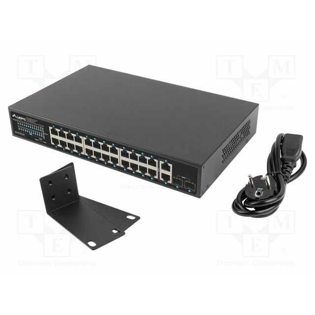 LANBERG Switch Ethernet; Gigabit Ethernet; black