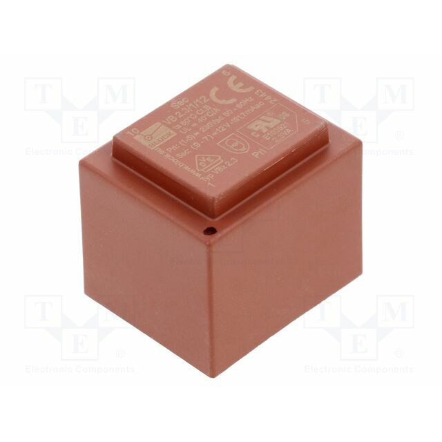 BLOCK Transformer: encapsulated; 2.3VA; 230VAC