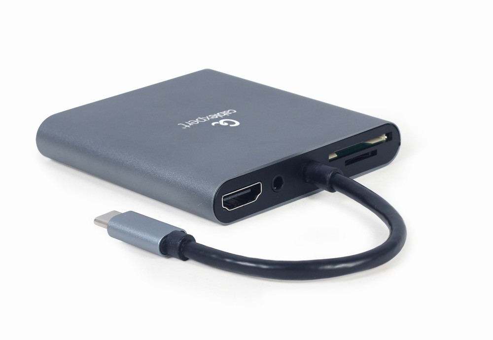 Gembird USB Type-C Multi-Port Dokstacija +
