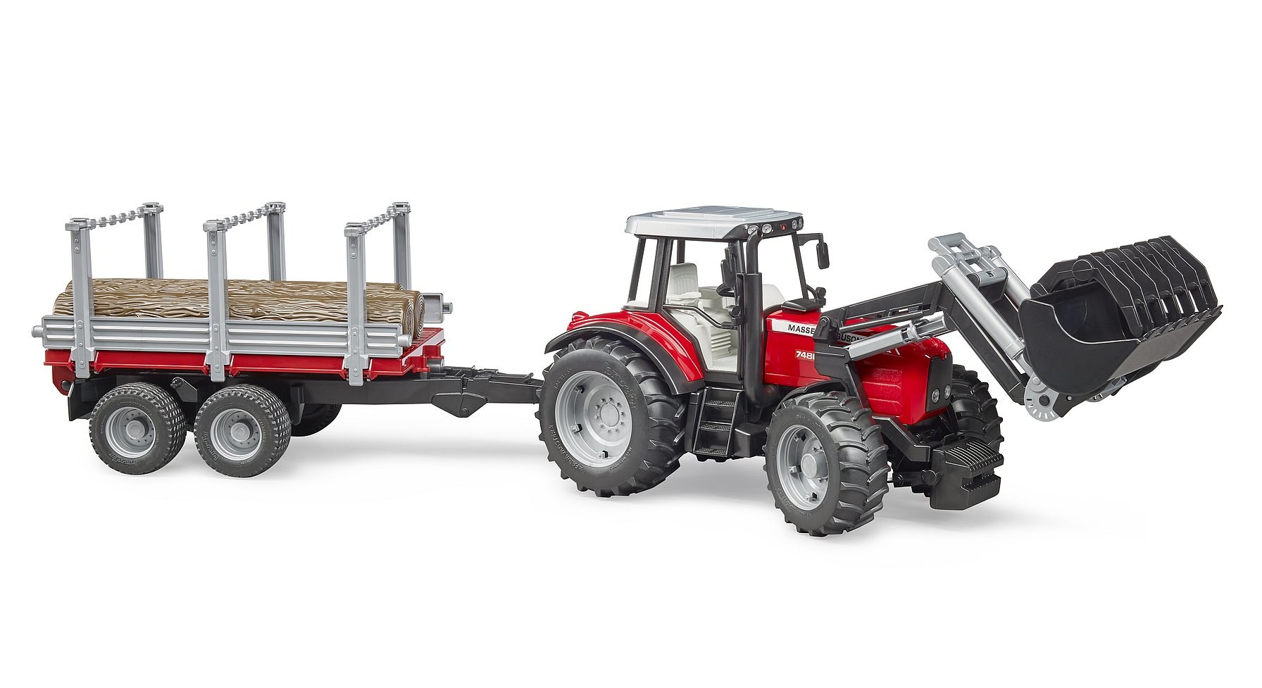 BRUDER Massey Ferguson + Frontloader and