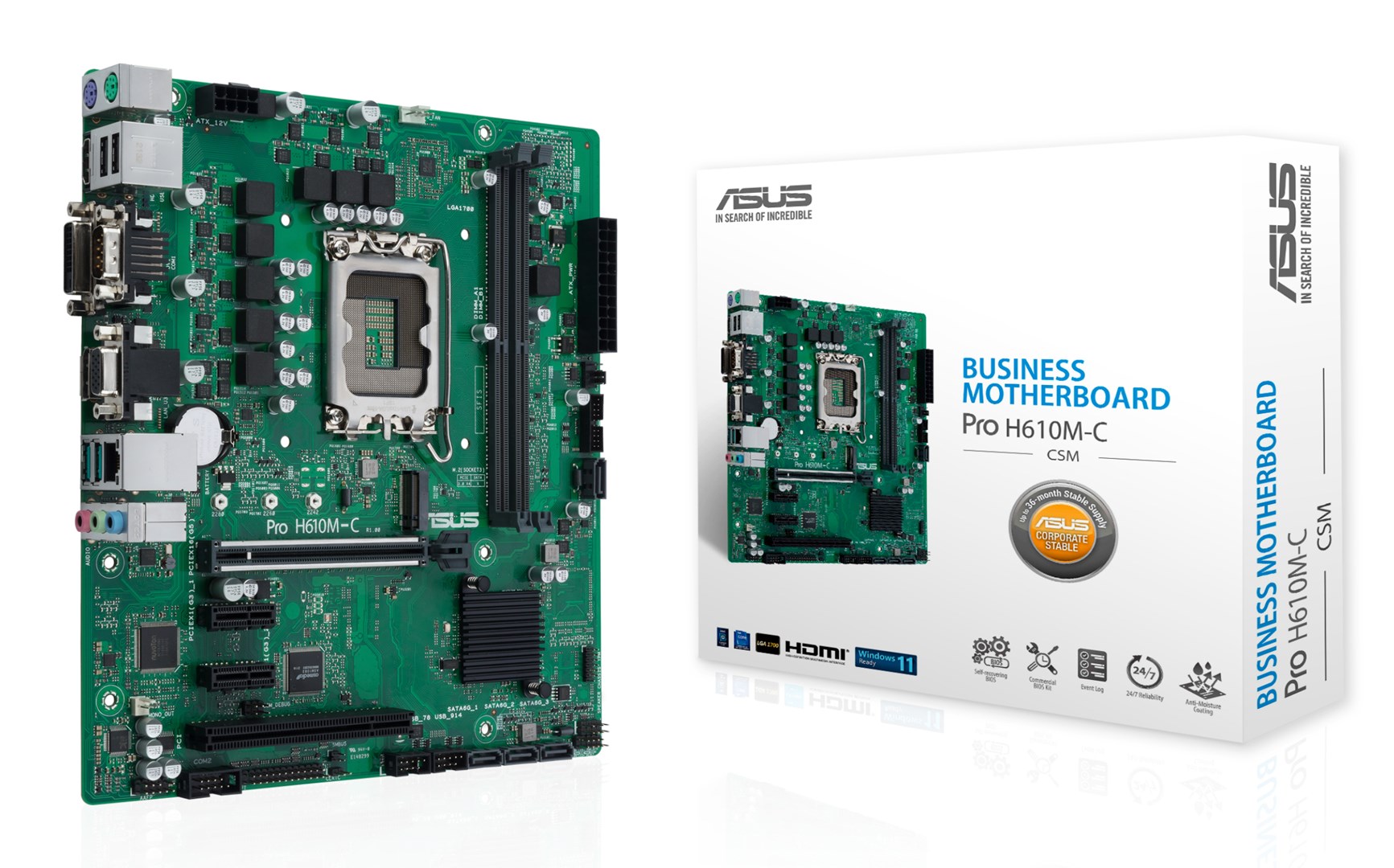 ASUS Pro H610M-C-CSM Intel H610 LGA