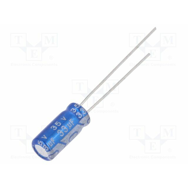 JB CAPACITORS Capacitor: electrolytic; THT; 33uF