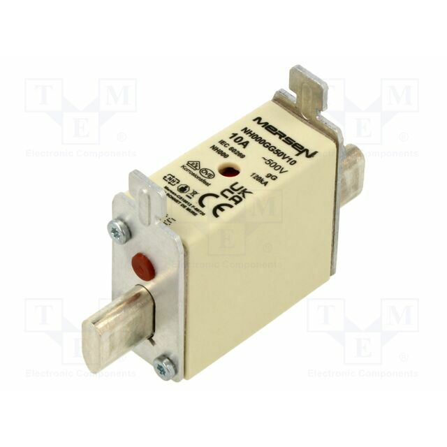 MERSEN Fuse: fuse; NH000; ceramic,industrial