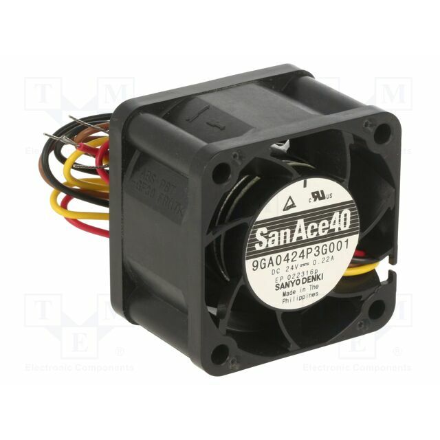 SANYO DENKI Fan: DC; 40x40x28mm; axial