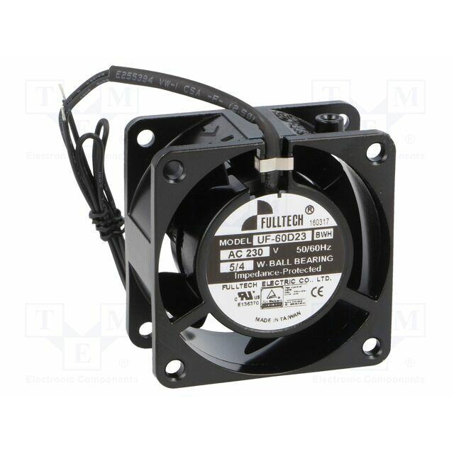 FULLTECH Fan: AC; 60x60x30mm; axial; 230VAC