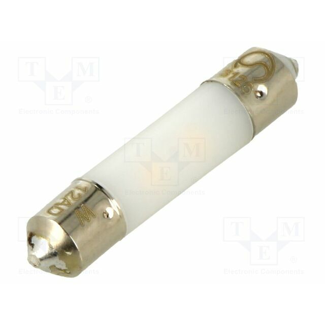 SIGNAL-CONSTRUCT LED lamp; white; 12VDC; 12VAC
