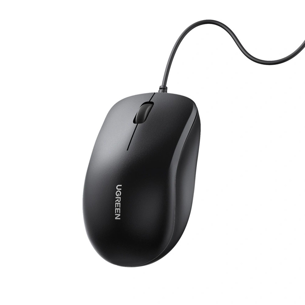 Ugreen wired optical mouse - black