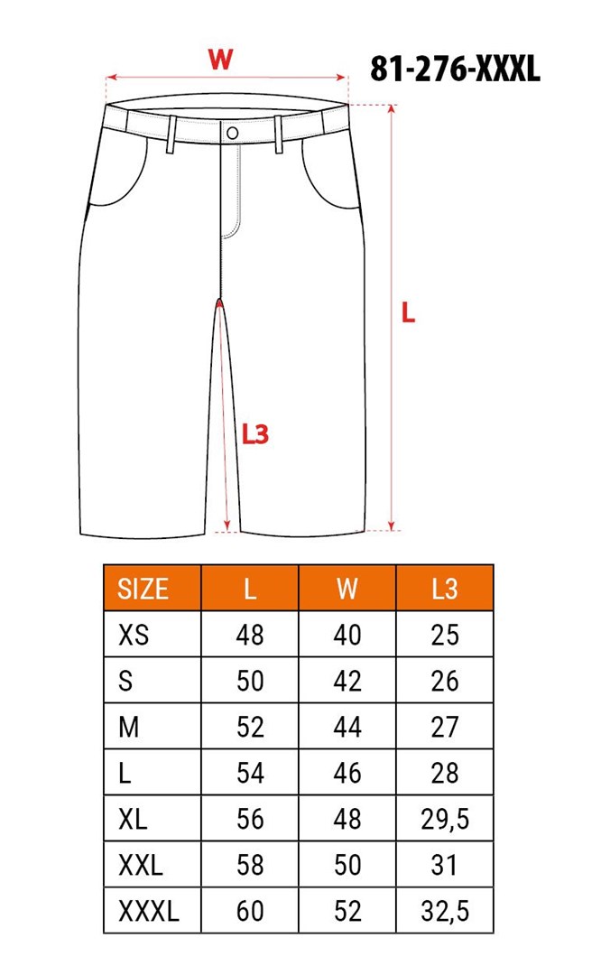 NEO TOOLS PREMIUM Shorts, 62% cotton