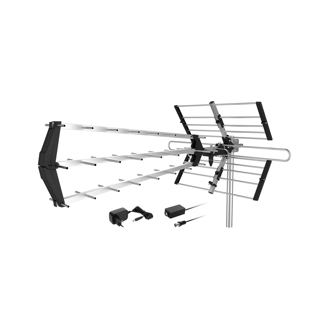Active directional antenna for DVB-T2 digital