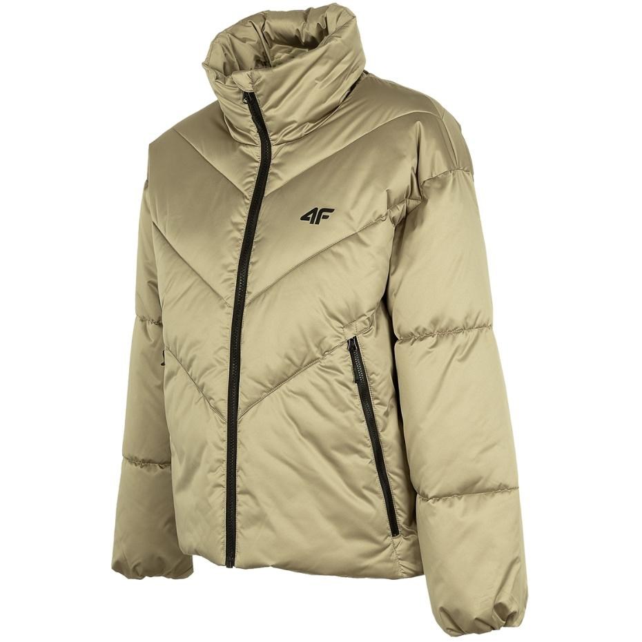 Women`s 4F Jacket Olive H4Z22 KUDP019