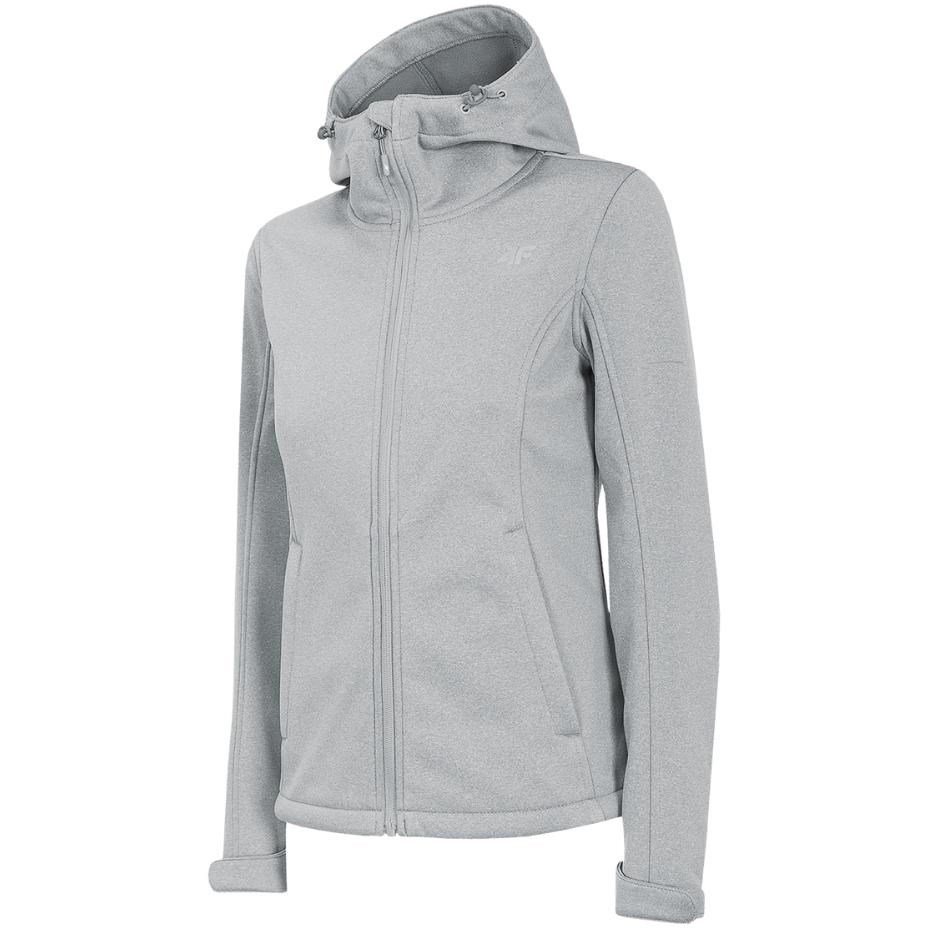 Women`s 4F softshell jacket cool light