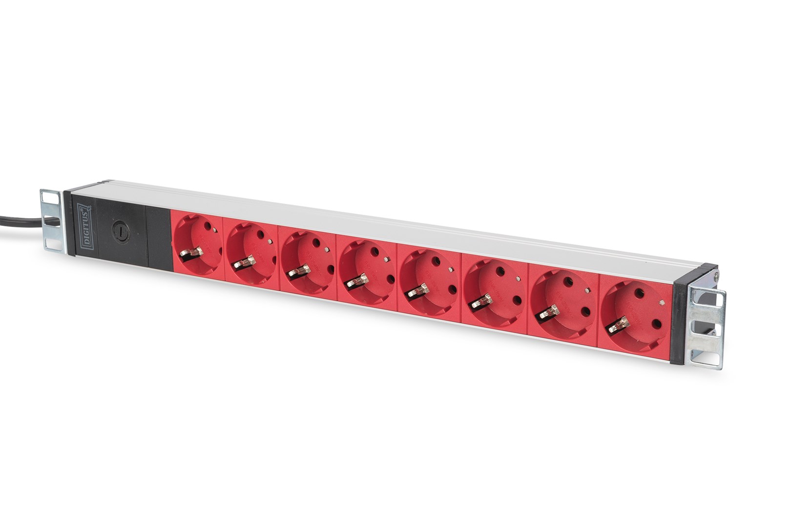Digitus aluminum outlet strip with pre-fuse