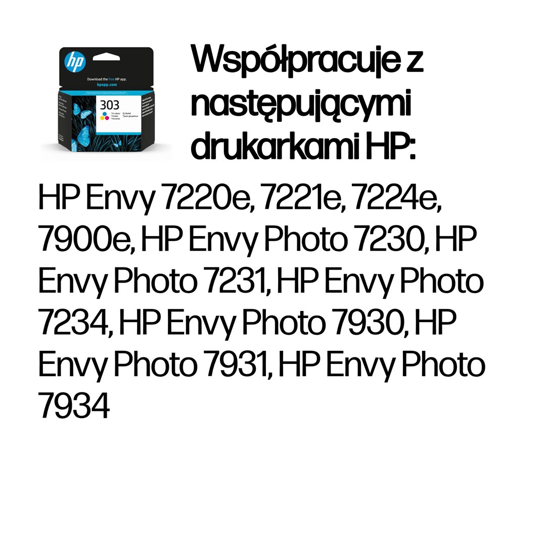 HEWLETT PACKARD HP 303 Tri-color Original