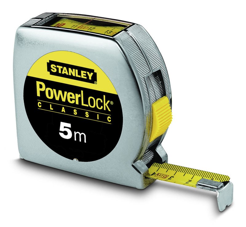 STANLEY Bandmaß Powerlock mit Sichtfenster, 5