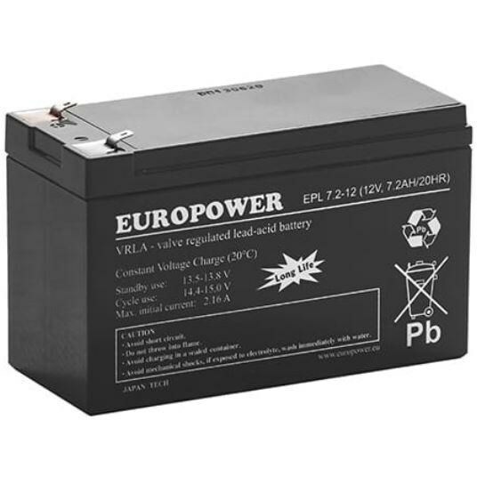 Akumulator AGM EUROPOWER sērija EPL 12V